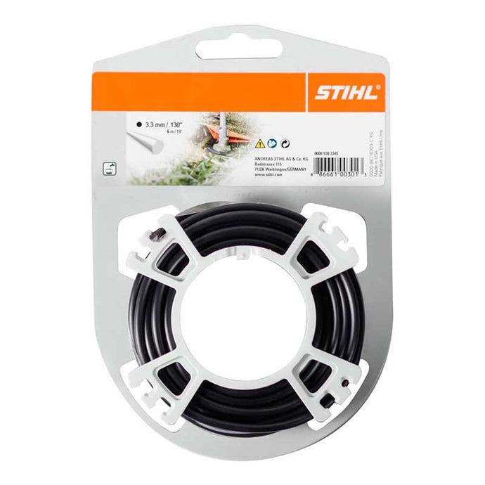 Hilo de corte para desbrozadora 3.3mm x 6m Stihl