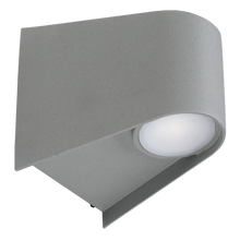 Load image into Gallery viewer, Luminaria pulse gris a pared exterior ip44 4000k
