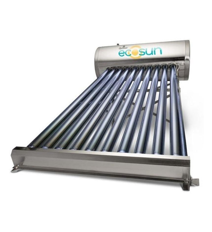 CALENTADOR SOLAR OPTIMUS ECOSUN DE 12 TUBOS 120 LTS 4 SERVICIOS - GRUPODONPEDRO