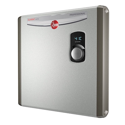 Calentador instantáneo eléctrico RTX3-27 Rheem de 27kW 240V para 3 servicios