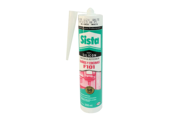 Silicon Sista para baños y cocina blanco 300ml