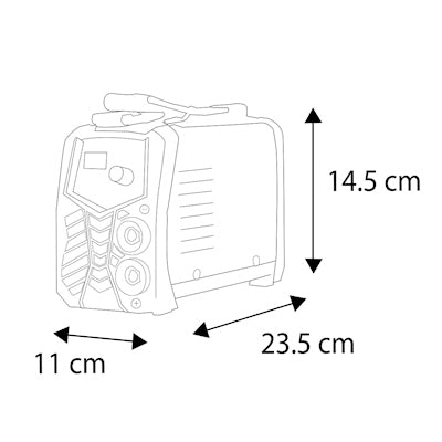 Soldadora inversor portátil Munich MI-130 de 110V