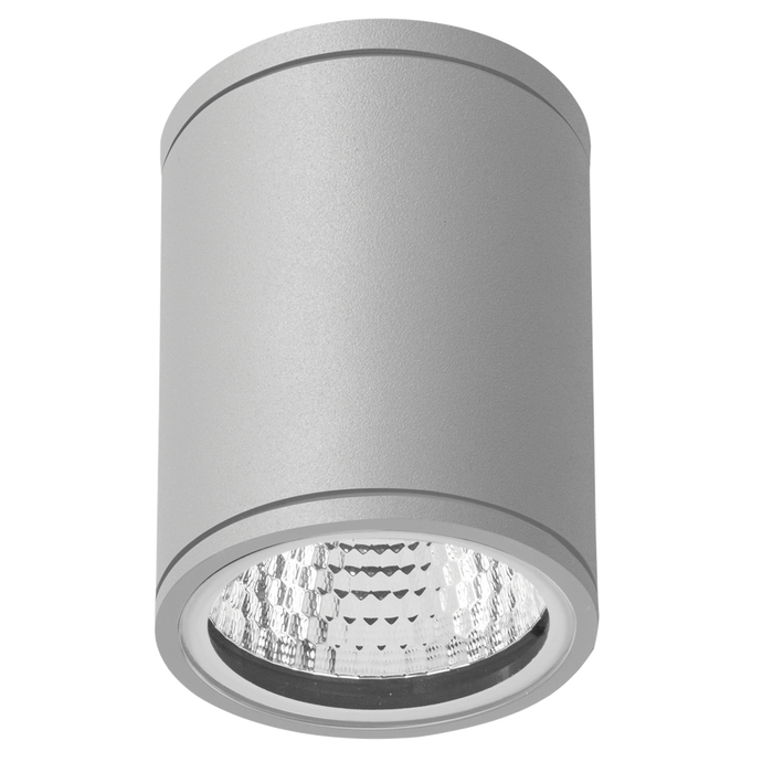 Luminaria orion a pared exterior gris 3000k luz integrada