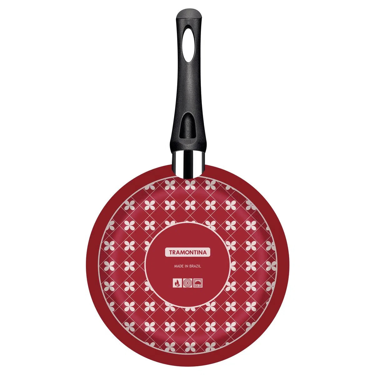 Sarten paris de aluminio starflon max rojo Tramontina