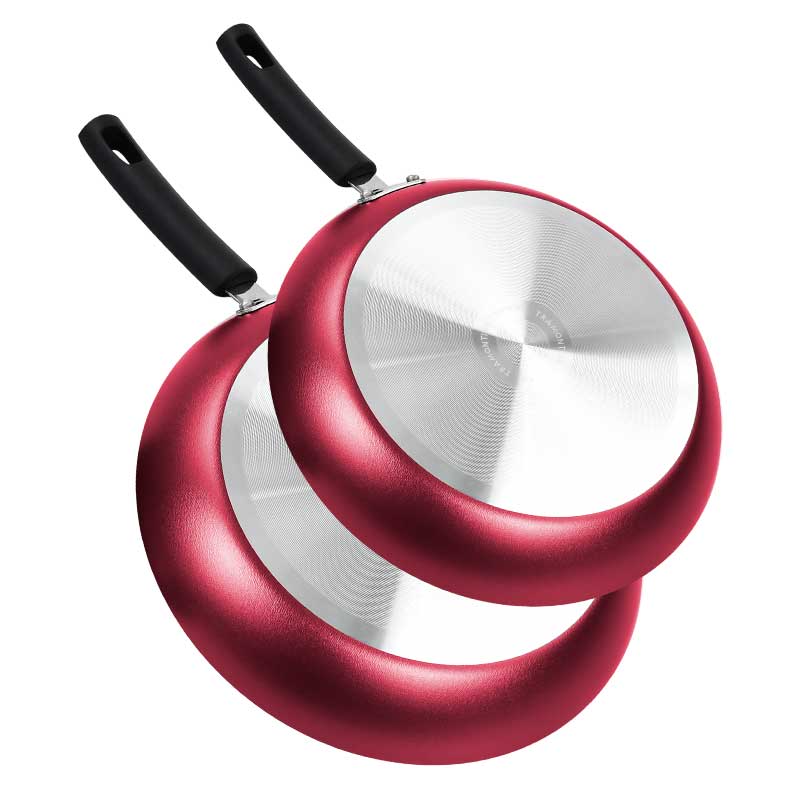 Juego de 2 sartenes Sicilia Tramontina rojo