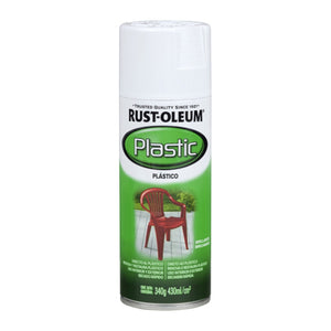 Pintura aerosol plastic blanco brillante 340gr