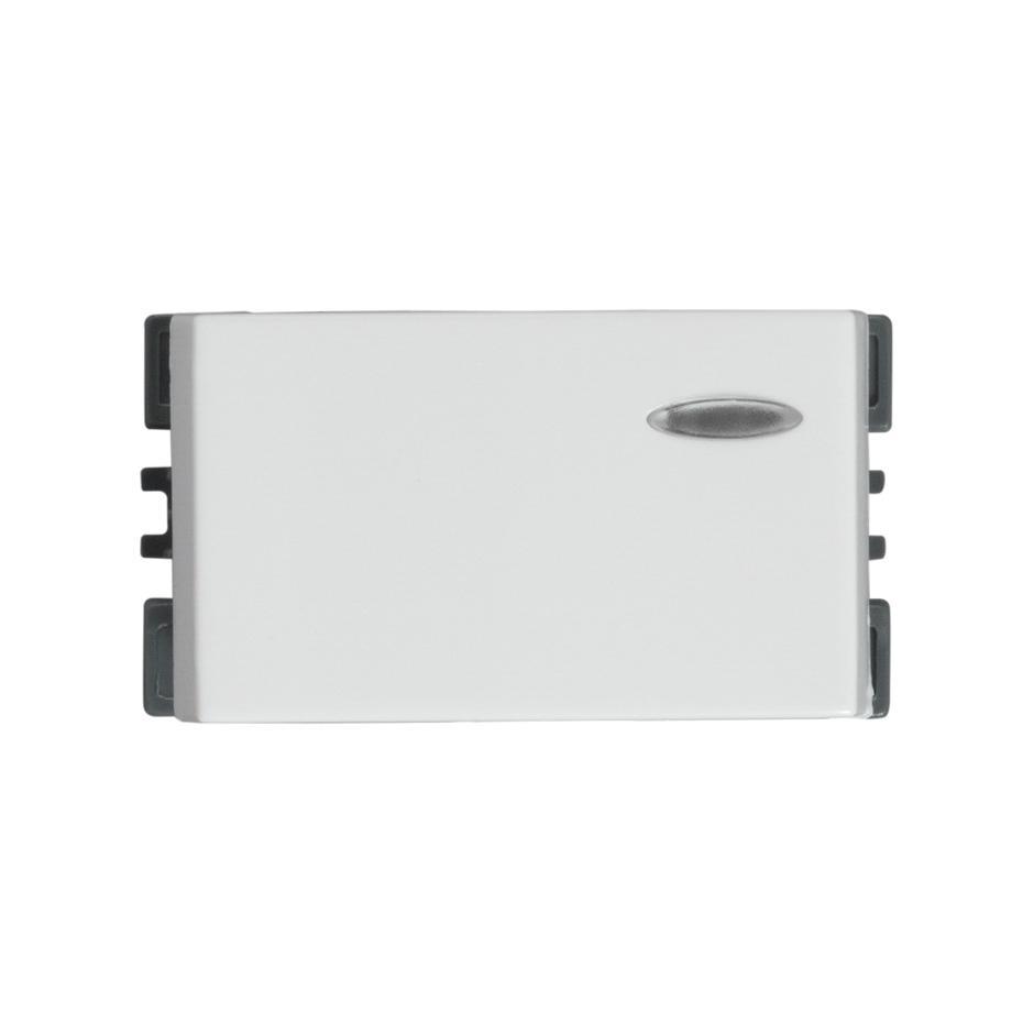 INTERRUPTOR DE 2 VÍAS CON VISOR 10A 127V BLANCO SIMON 25 PLUS - GRUPODONPEDRO