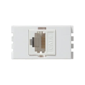 Toma informática rj45 cat 5e blanco Simon 25 plus