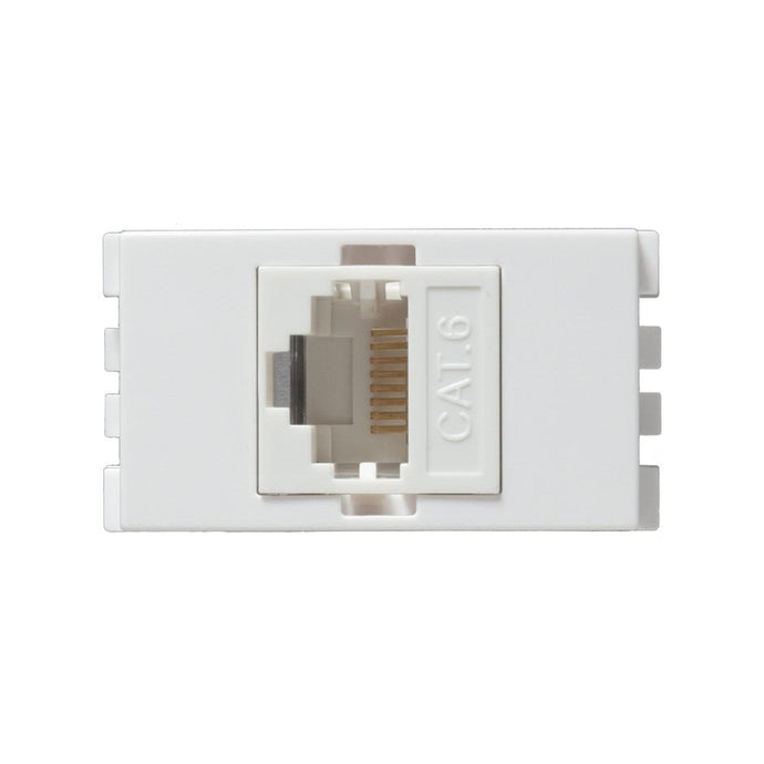 Toma informática rj45 cat 5e blanco Simon 25 plus