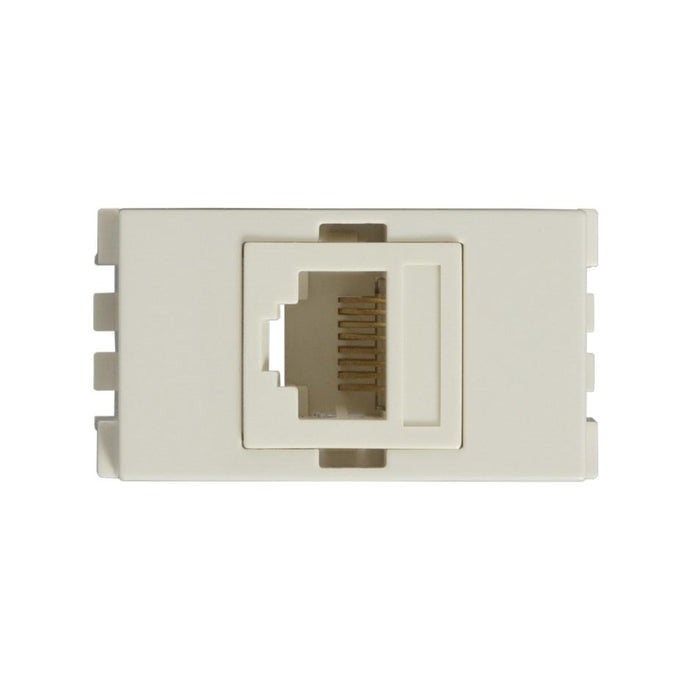 Toma informática rj45 cat 5e marfil Simon 25 plus