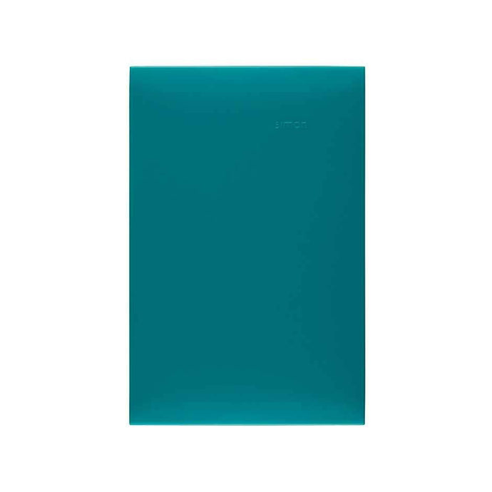 Placa ciega sin chasis verde aqua Simon 25 plus