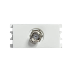 Toma tv coaxial tipo f blanco Simon 26