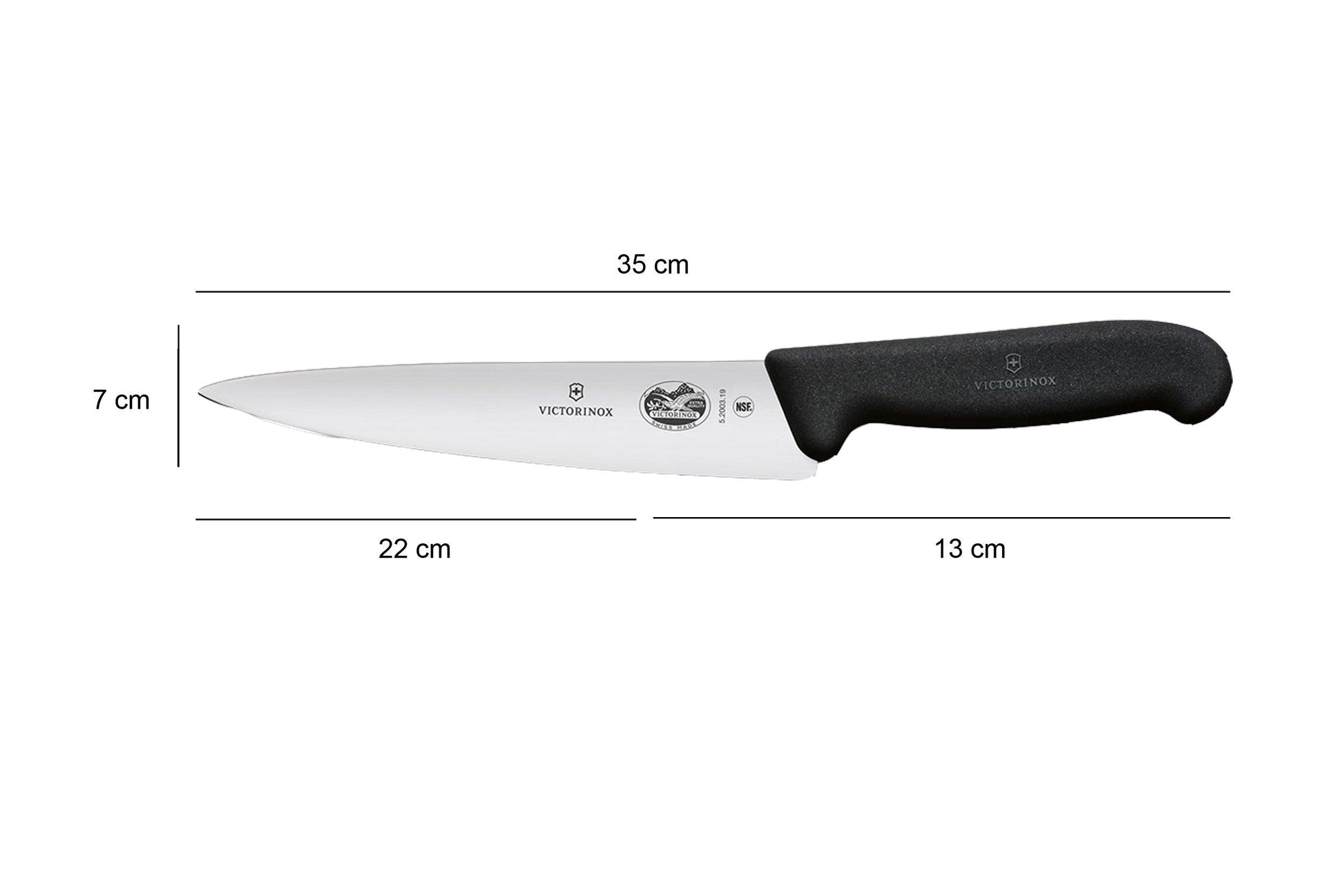 CUCHILLO DE COCINA VICTORINOX 22CM (5.2003.22) - GRUPODONPEDRO