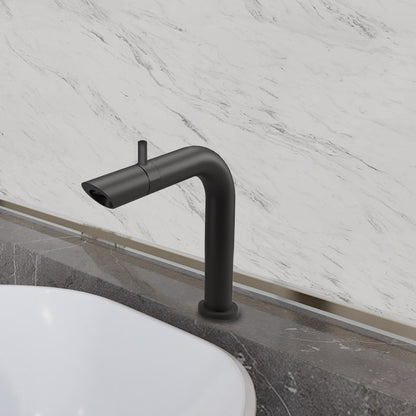 Monomando para lavabo bamboo ebano Helvex e-922-eb