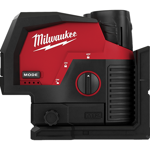 Laser verde de puntos de plomada y linea transversal m12 Milwaukee