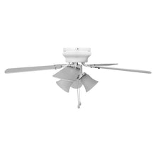 Cargar imagen en el visor de la galería, Ventilador brisa blanco de 42&quot; con aspas reversibles Coolfan
