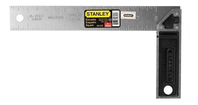 Escuadra metalica profesional de 8'' Stanley