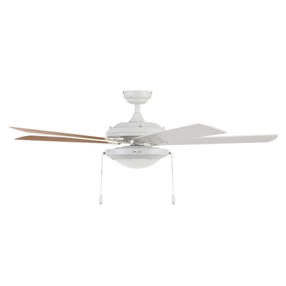 Ventilador Vendaval Coolfan aspas reversibles blanco maple de 52''