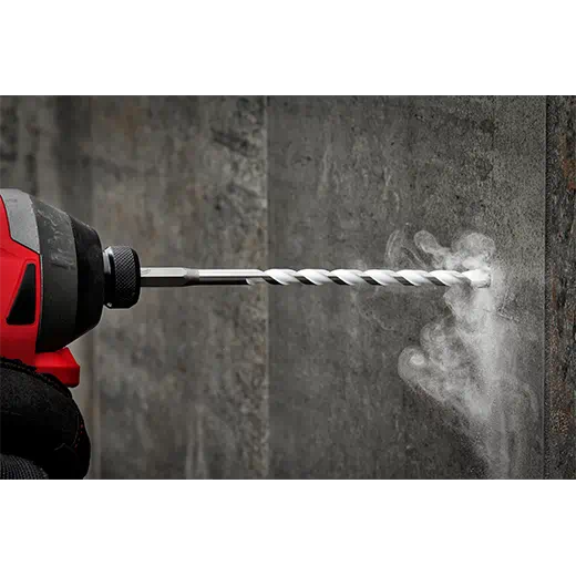 Broca de carburo materiales multiples shockwave 1/4'' Milwaukee
