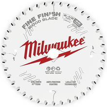 Load image into Gallery viewer, Hoja de sierra circular acabado fino de 6-1/2&#39;&#39; 40t Milwaukee
