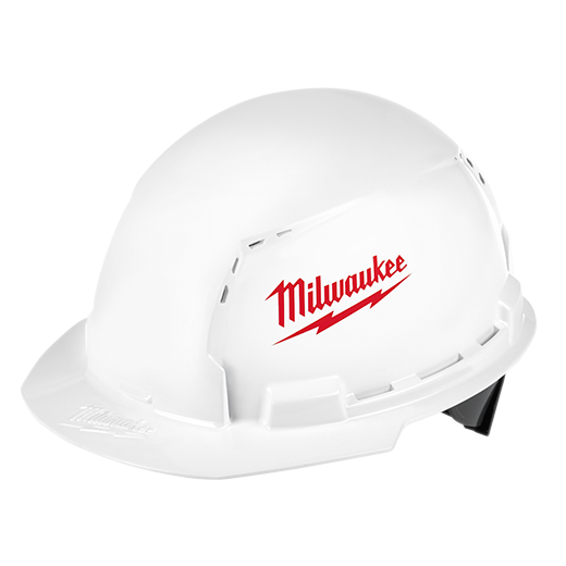 Casco de seguridad con ventilacion blanco Milwaukee