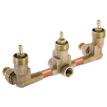 Mezcladora de empotrar triplex para regadera y tina 482