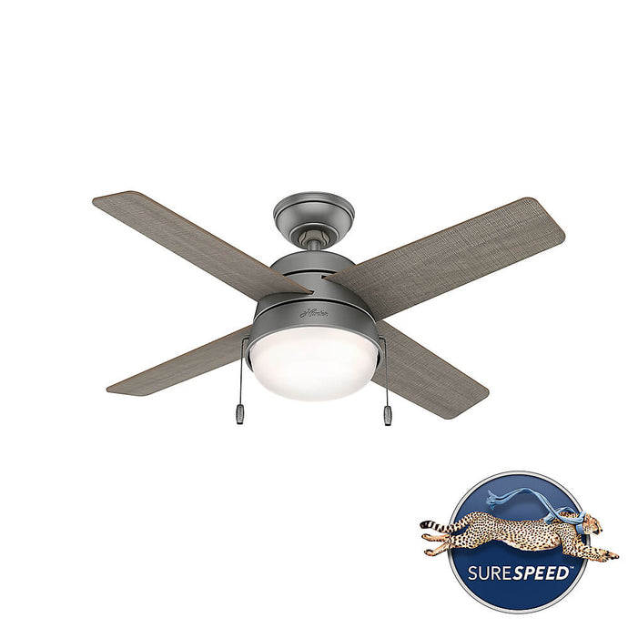 Ventilador para exteriores riverstone plata mate de 42'' con aspas reversibles Hunter