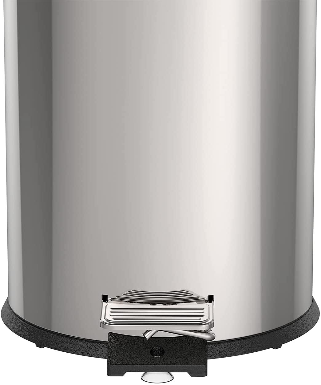 CESTO DE BASURA 12LT TRAMONTINA ACERO INOX - GRUPODONPEDRO