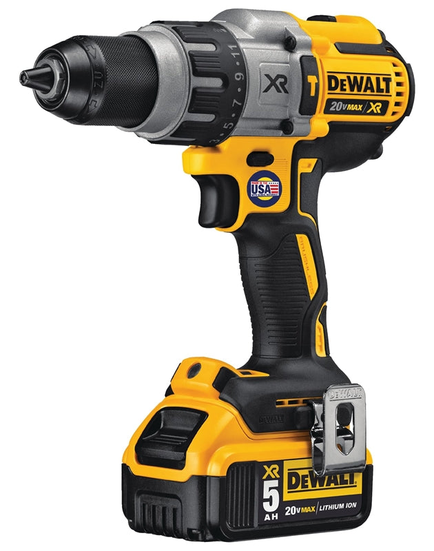 Taladro atornillado inalámbrico de 3 velocidades 1/2 pulg sin escobillas Dewalt