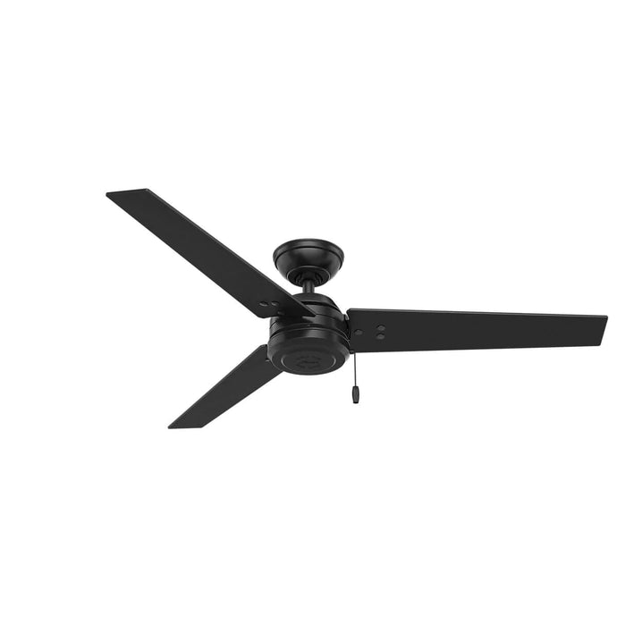 Ventilador para exteriores cassius negro mate de 52'' de aspas reversibles Hunter