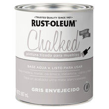 Load image into Gallery viewer, Pintura chalked para muebles gris envejecido 887ml
