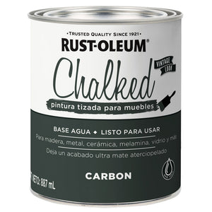 Pintura chalked carbon para muebles 887ml