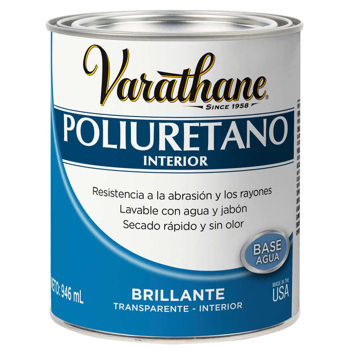 Puliuterano para interior transparente brillante 946ml