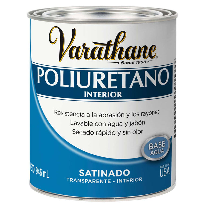 Poliuretano de interior satinado transparente 946ml