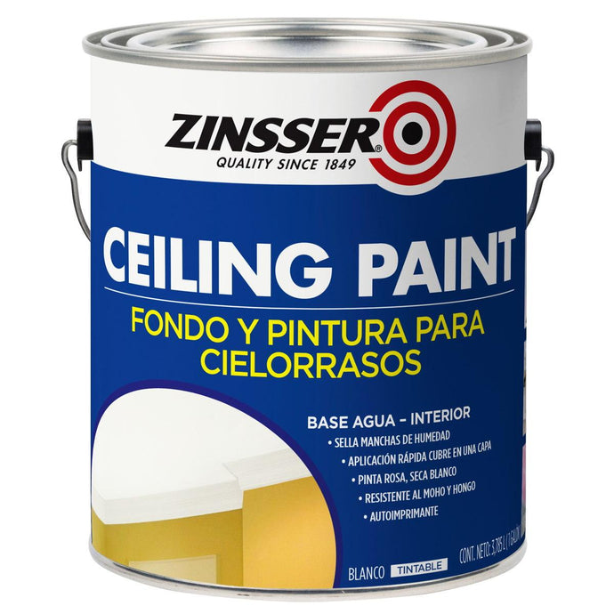 FONDO Y PINTURA PARA CIELORRASOS BLANCO 3.8L - GRUPODONPEDRO