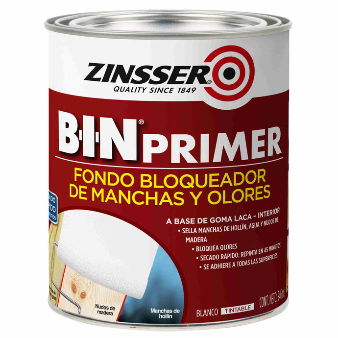 FONDO BLOQUEADOR DE MANCHAS Y OLORES ZINSSER 946ML - GRUPODONPEDRO