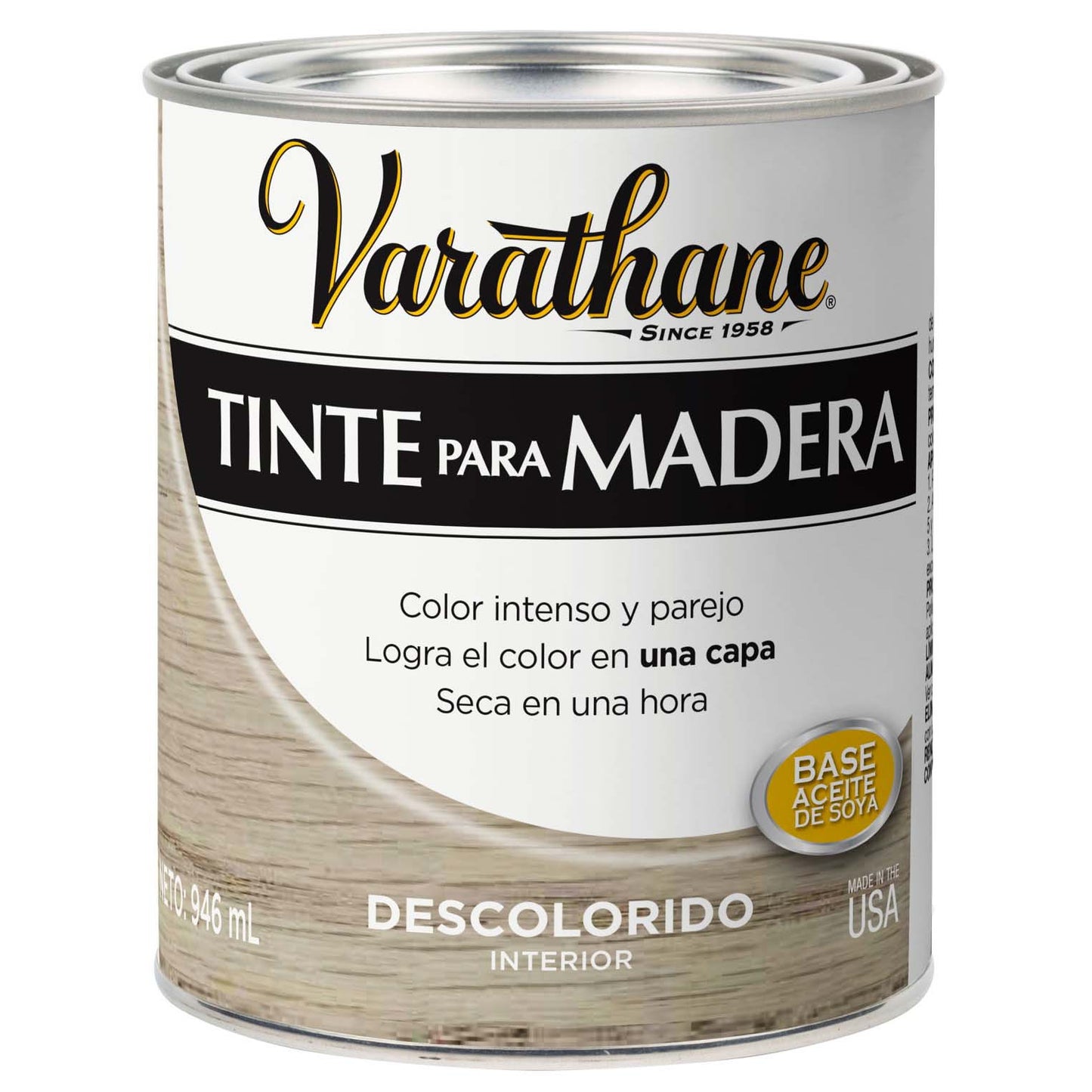 Tinte para madera interior descolorido 946ml