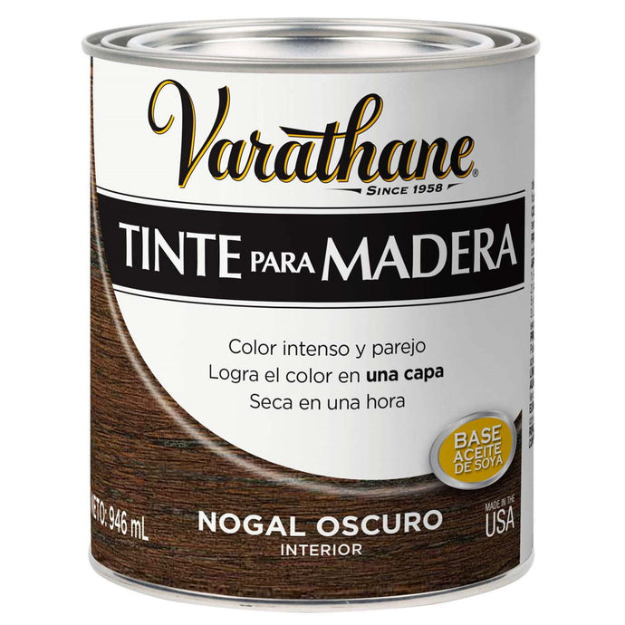 Tinte para madera nogal oscuro 946ml