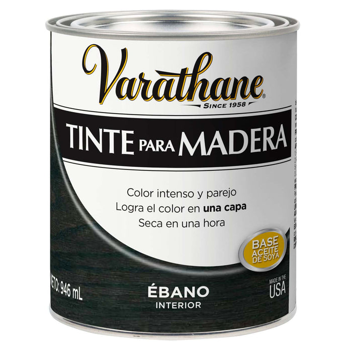 Tinte para madera base en aceite ebano 946ml