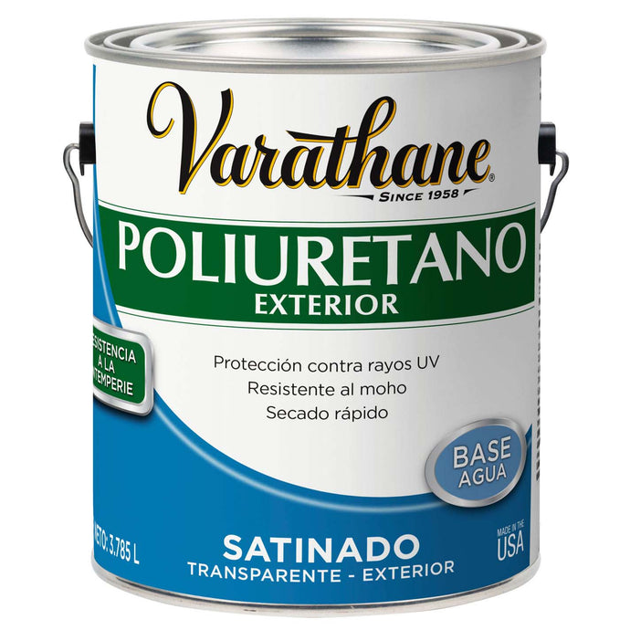 Poliuretano para exterior transparente satinado 3.8Lts