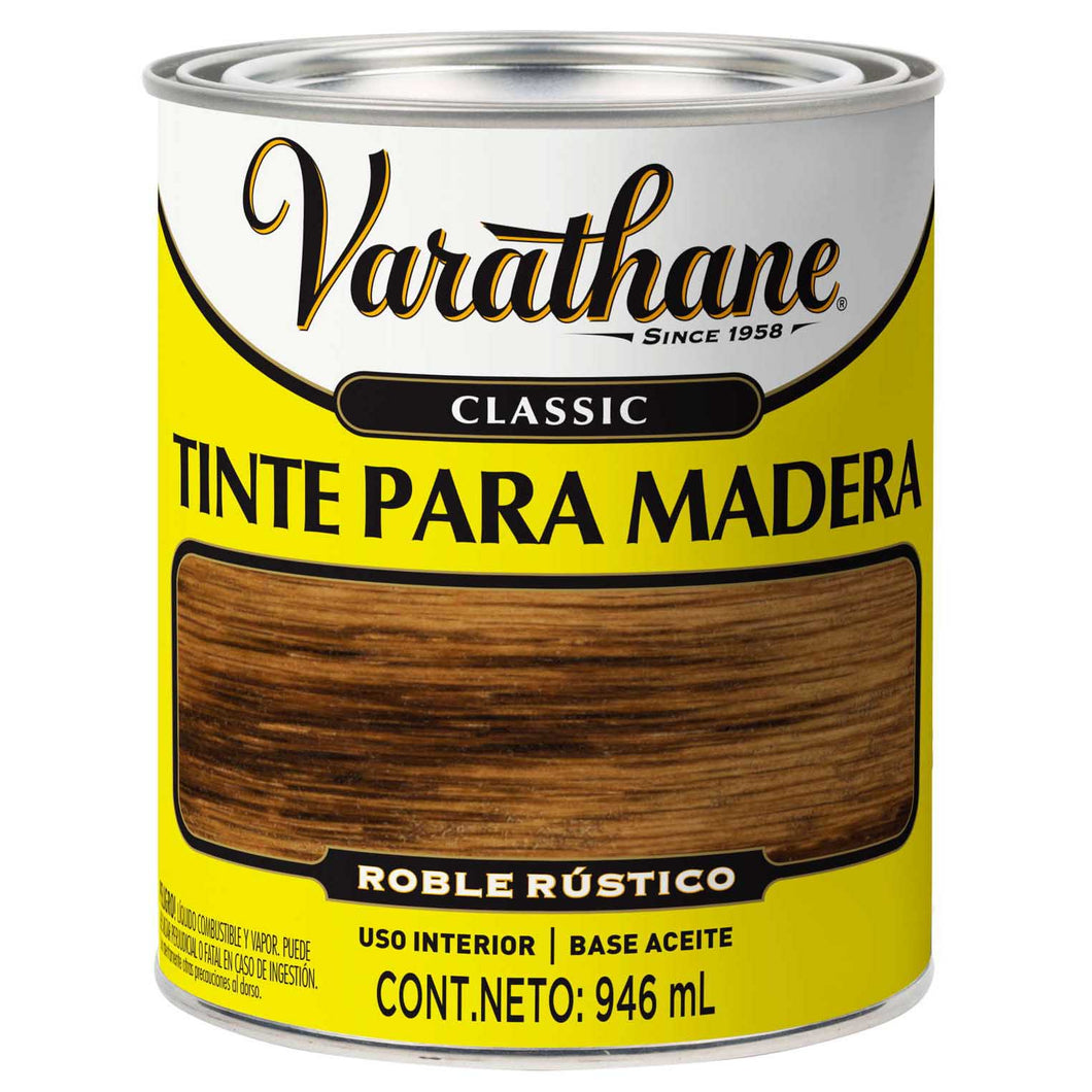 Tinte para madera Varathane classic roble rustico 946ml