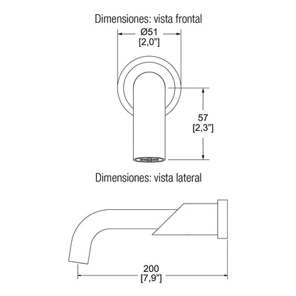 Salida de tina nuva Helvex tv-060