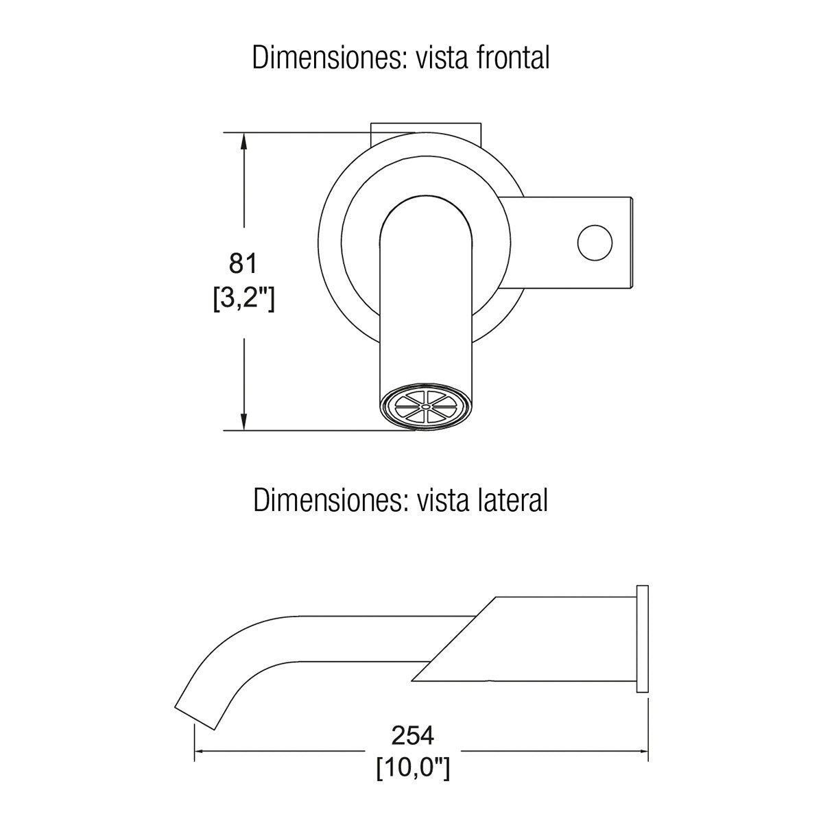 Salida de tina nuva Helvex tv-061