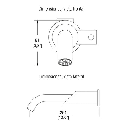 Salida de tina nuva Helvex tv-061