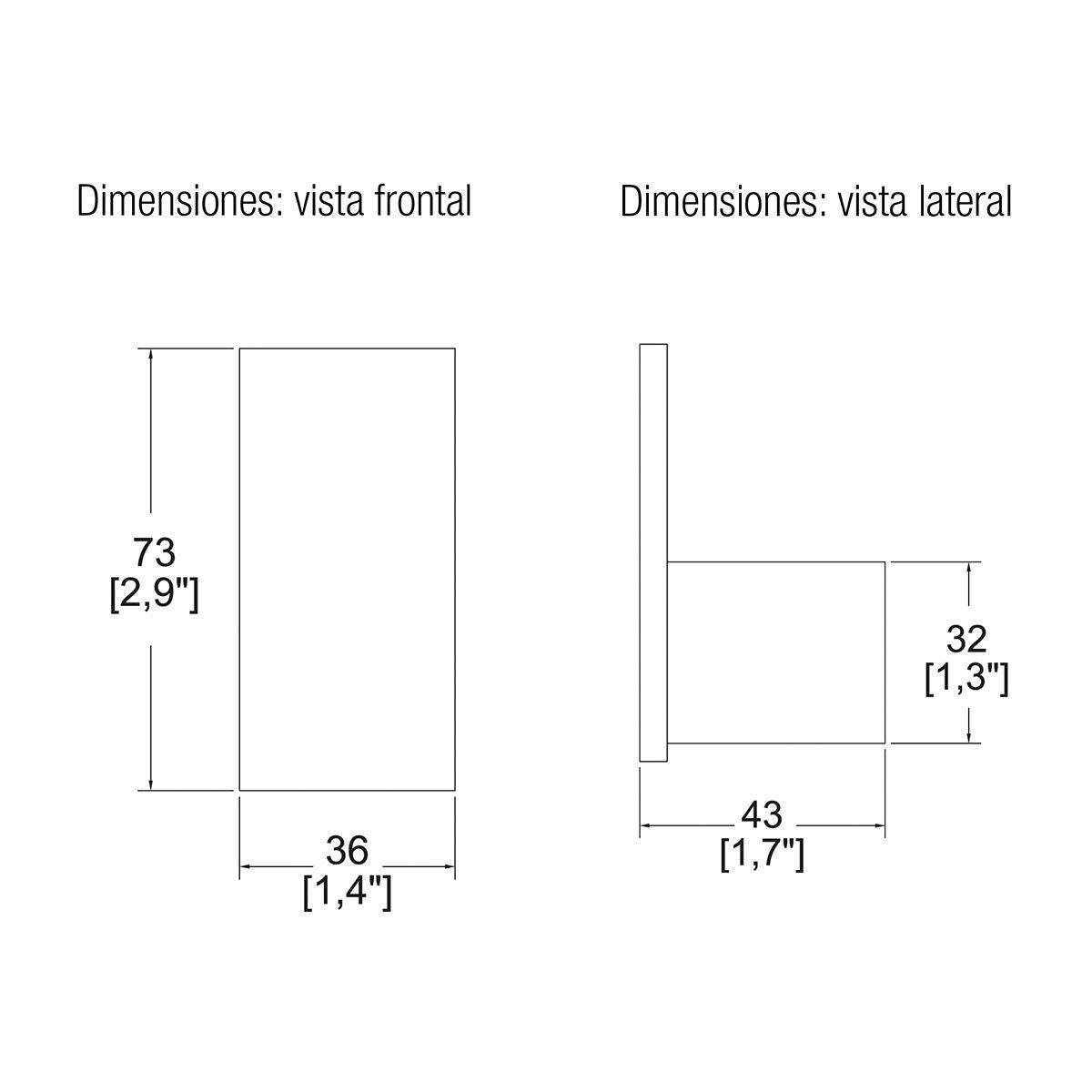 GANCHO SENCILLO MAXIMA CROMO HELVEX - GRUPODONPEDRO