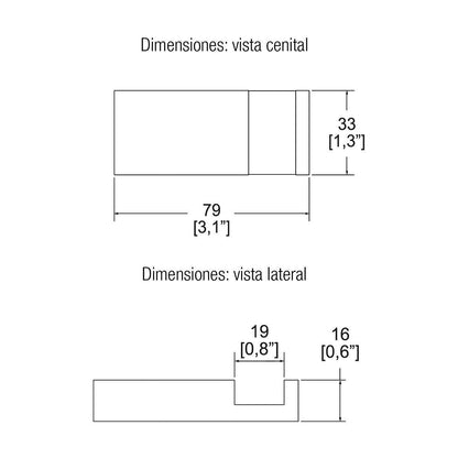GANCHO SENCILLO PREMIER EBANO HELVEX - GRUPODONPEDRO