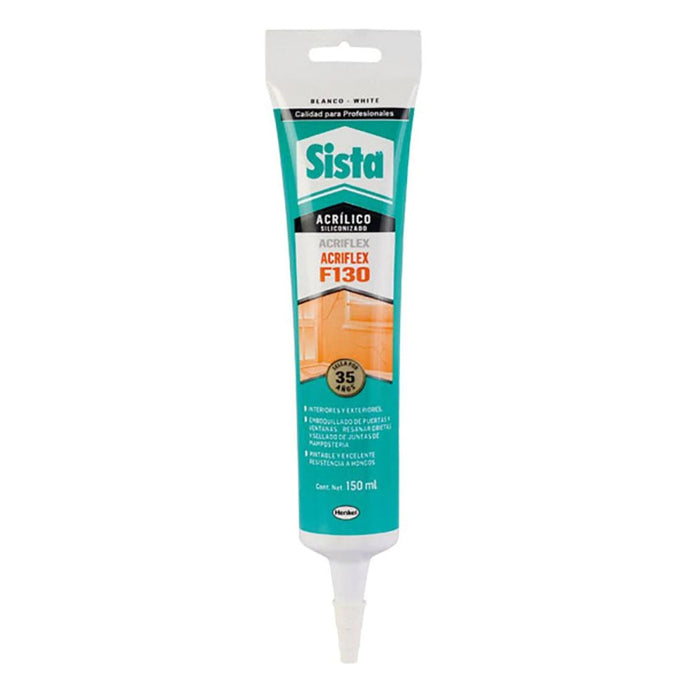 Sista f130 acriflex sellador acrilico 150ml blanco