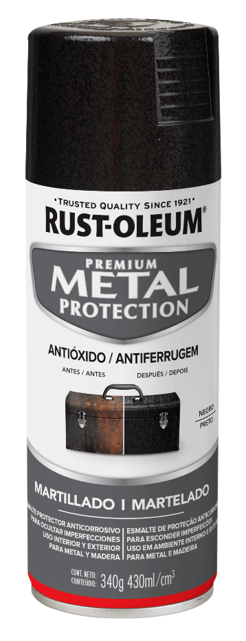 AEROSOL METAL PROTECTION MARTILLADO NEGRO 340GR - GRUPODONPEDRO