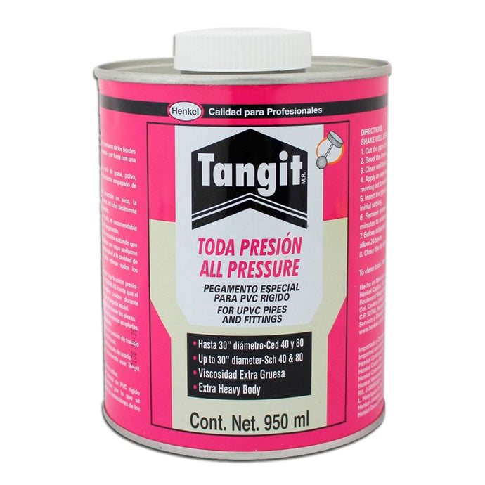 Pegamento para pvc tangit rosa 950ml