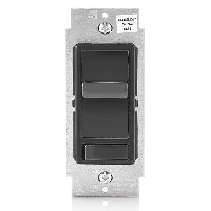 DIMMER DESLIZABLE 600W LEVITON 06674-P0E - GRUPODONPEDRO